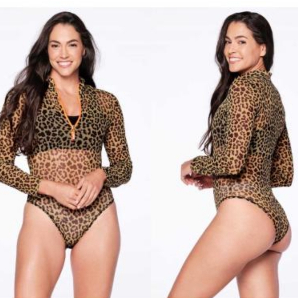 Leopard Print Bodysuit